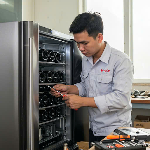 sửa tủ rượu vang sửa tủ rượu vang bình dương