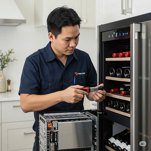 sửa tủ rượu vang Sửa tủ rượu vang Bình Dương