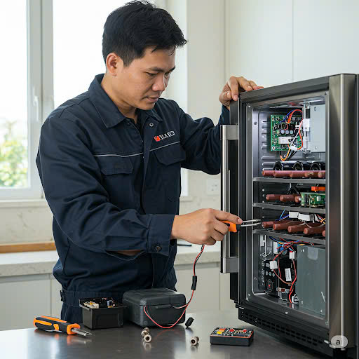 sửa tủ rượu vang