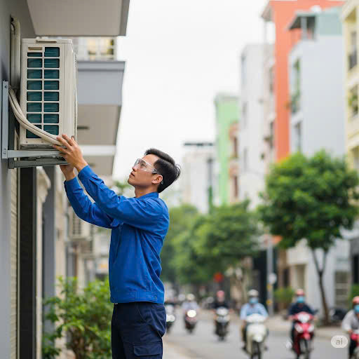 Dịch Vụ Tháo Lắp Máy Lạnh Bến Cát tháo lắp máy lạnh