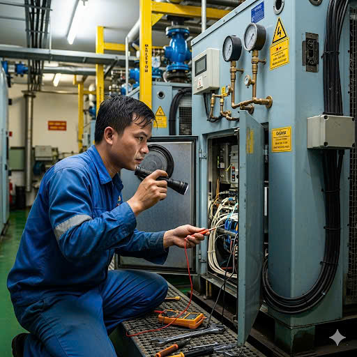 sửa chữa chiller Long An