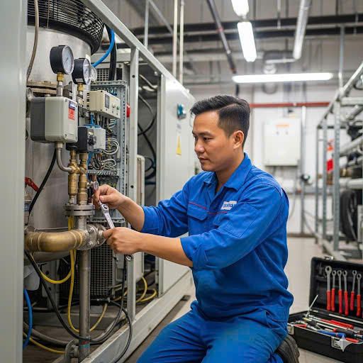 sửa chữa chiller Bình Phước