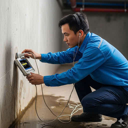 dò tìm rò rỉ nước Bình Dương