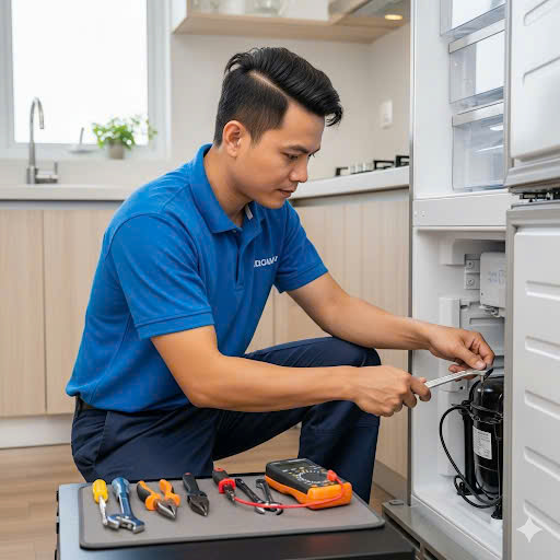 sửa tủ lạnh Bình Dương giá sửa tủ lạnh Bình Dương