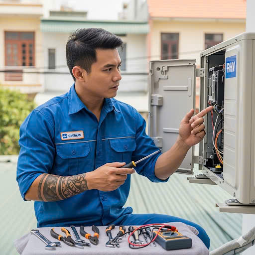 sửa máy lạnh Bình Định