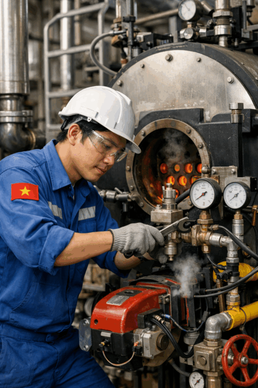 sửa chữa lò hơi Bình Dương