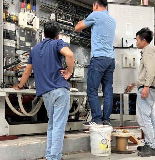 sửa máy lạnh công nghiệp thủ dầu một
