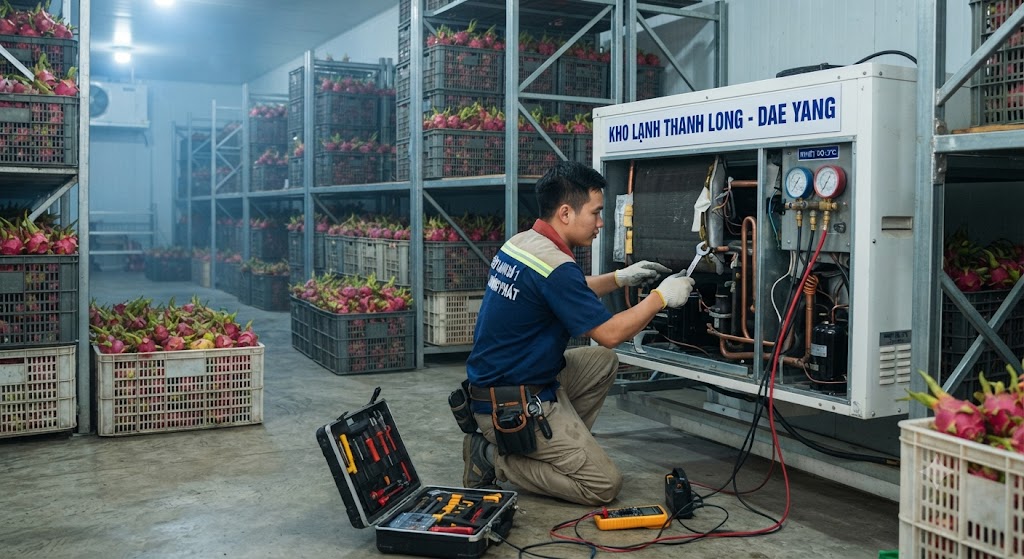 sửa kho lạnh Bình Thuận